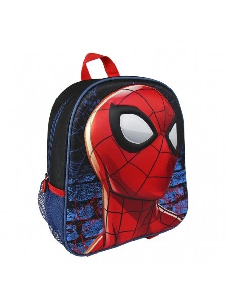 Zaino per bambini 3D Spiderman nero